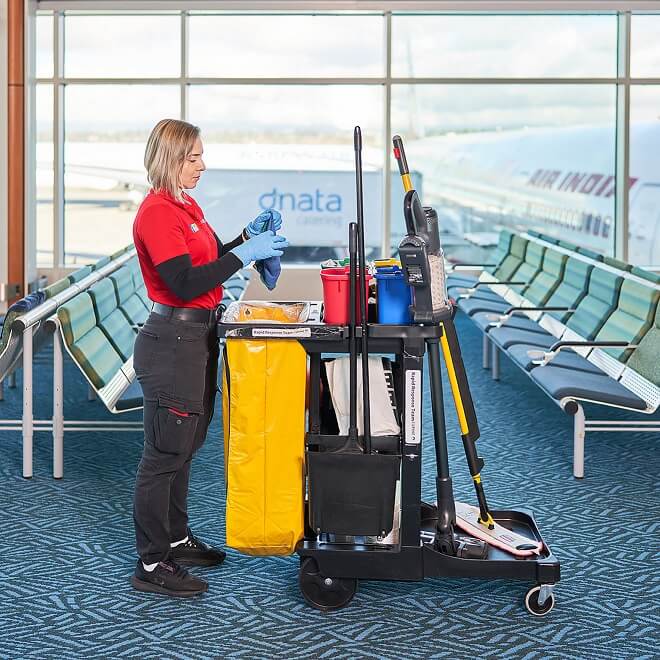 Airport and Transportation Hub Cleaning Services