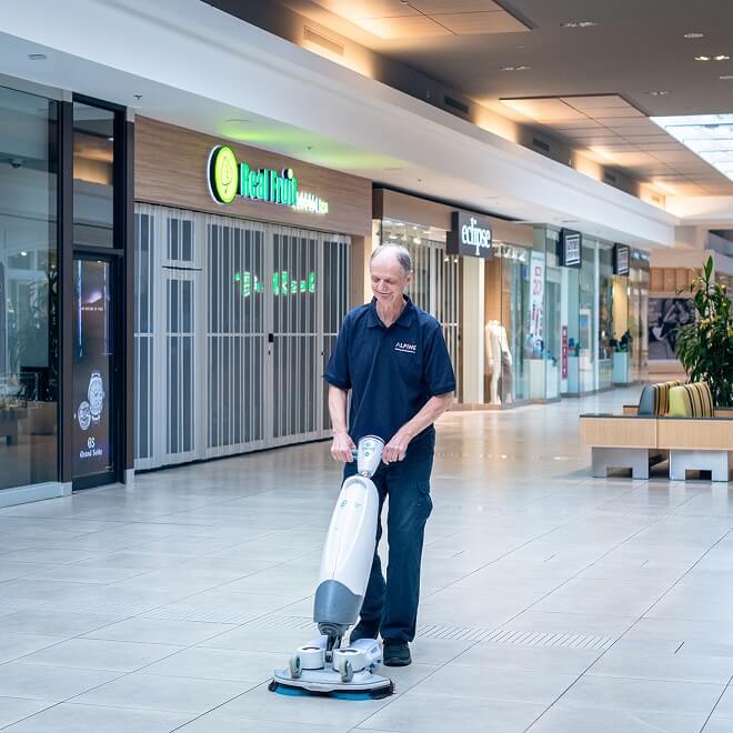Shopping mall cleaning services