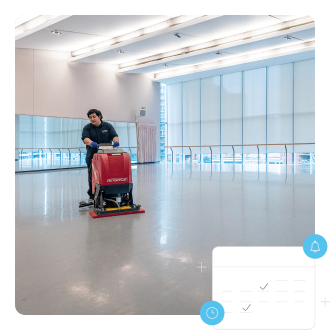 Flexible cleaning schedules